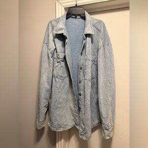 Jane and Delancey Light Blue Long Sleeve Top